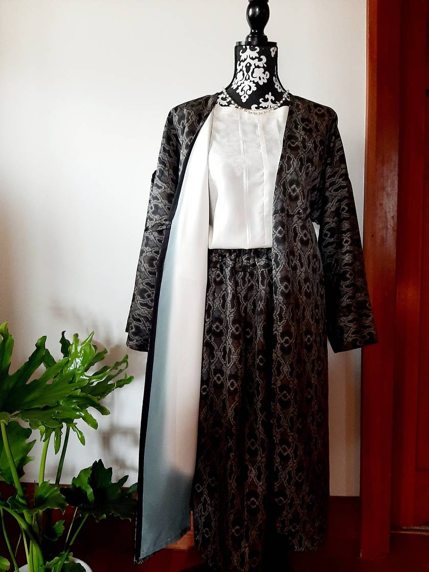 Vintage Kimono Silk Skirt