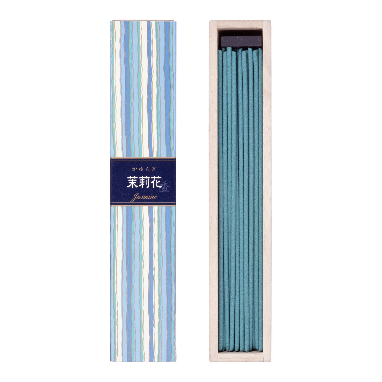 GIFT SET Japanese incense sticks- Jasmine & vintage kimono silk scrunchie