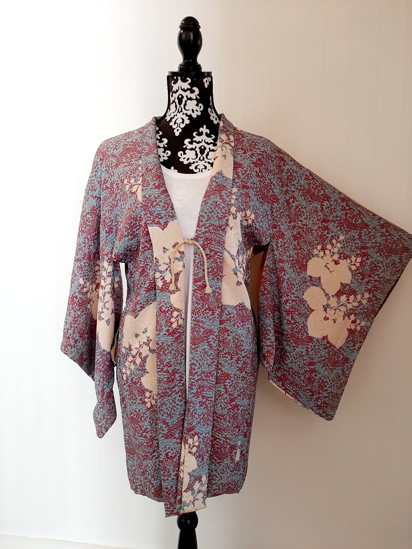 Japanese Vintage Silk Haori, Kimono jacket