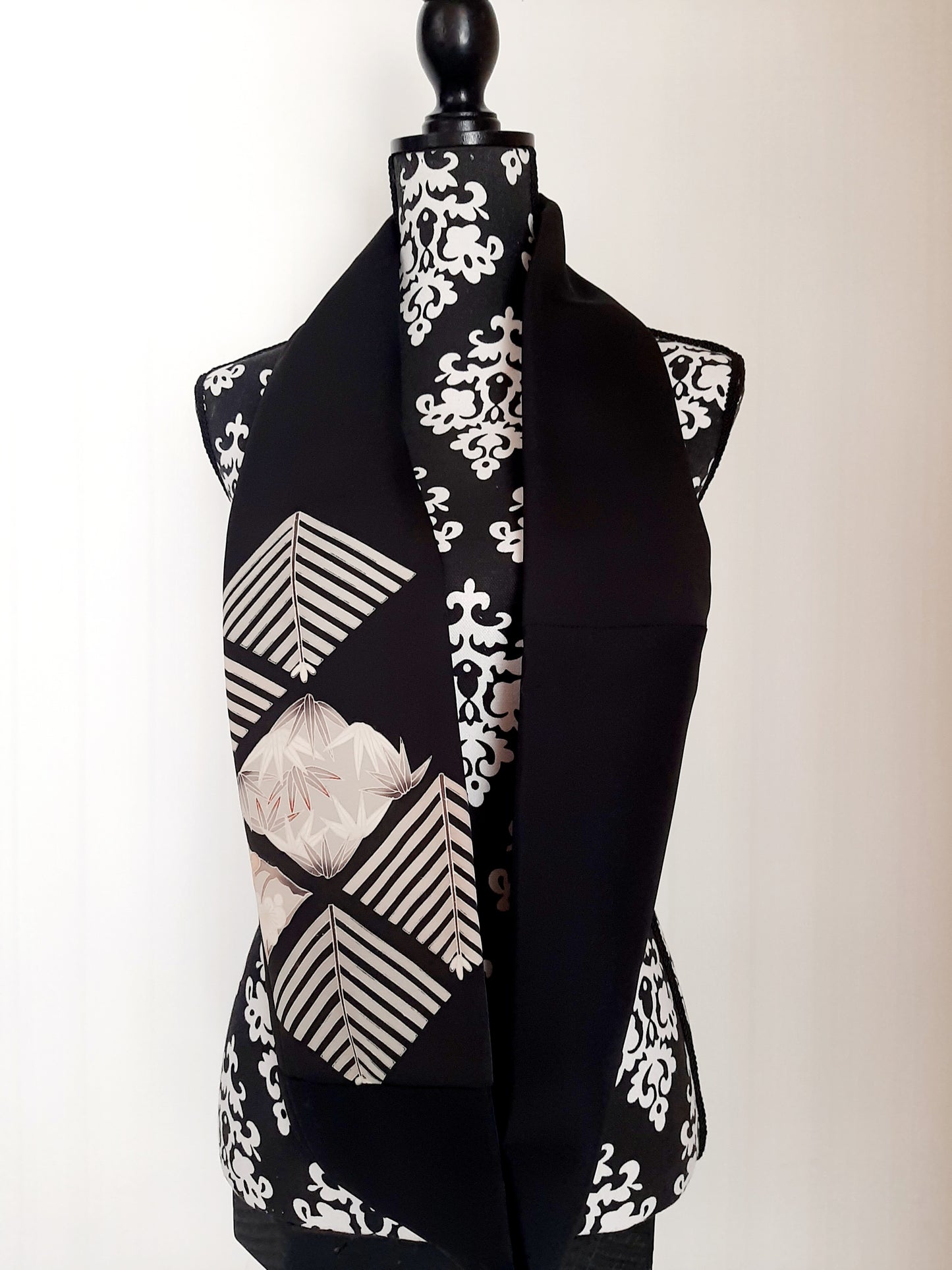 Vintage kimono silk snood