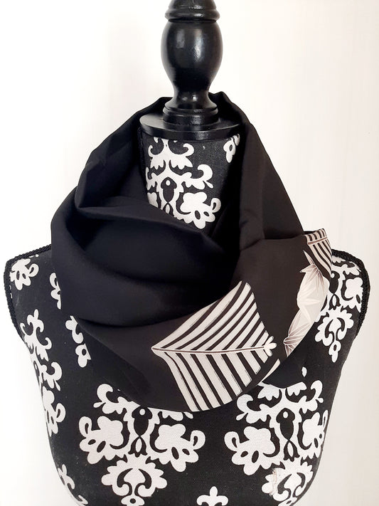 Vintage kimono silk snood