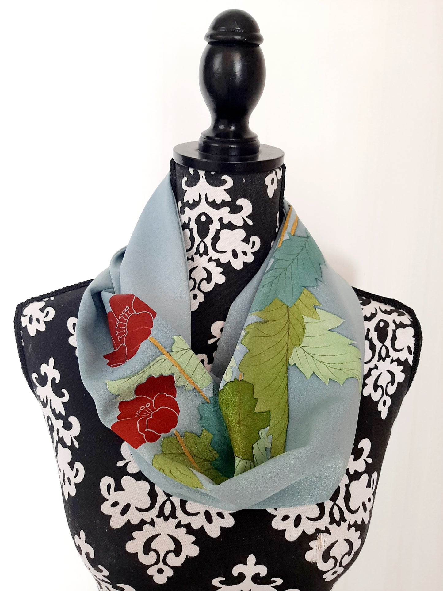 Vintage kimono silk snood