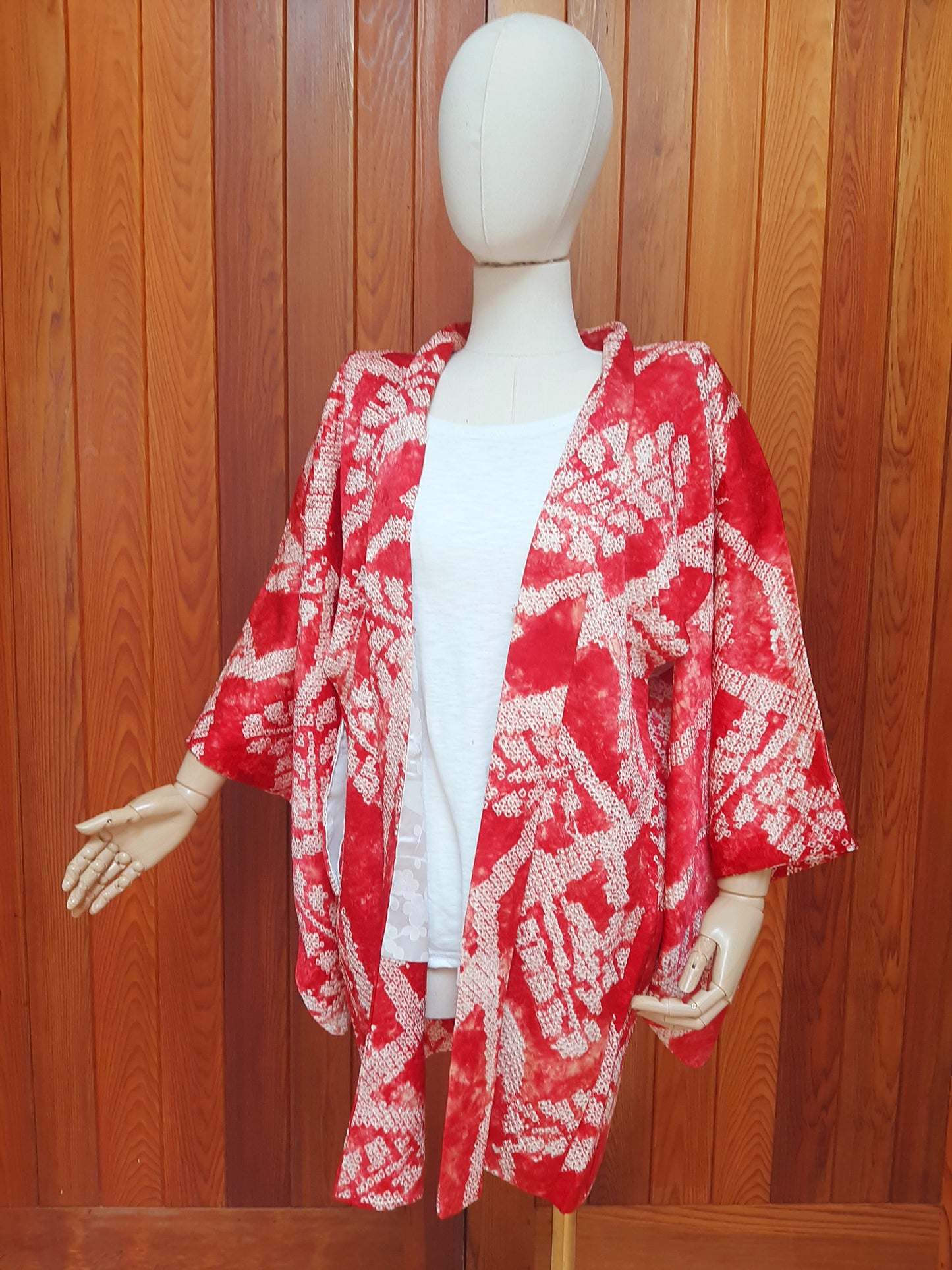 Japanese Vintage Silk Haori, Kimono jacket