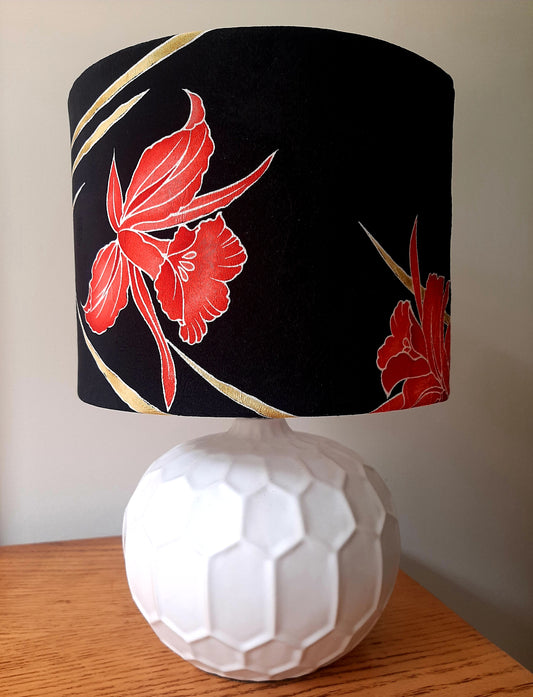 Vintage kimono silk Lampshade (S)