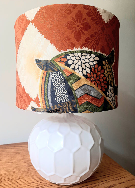 Vintage kimono silk Lampshade (S)