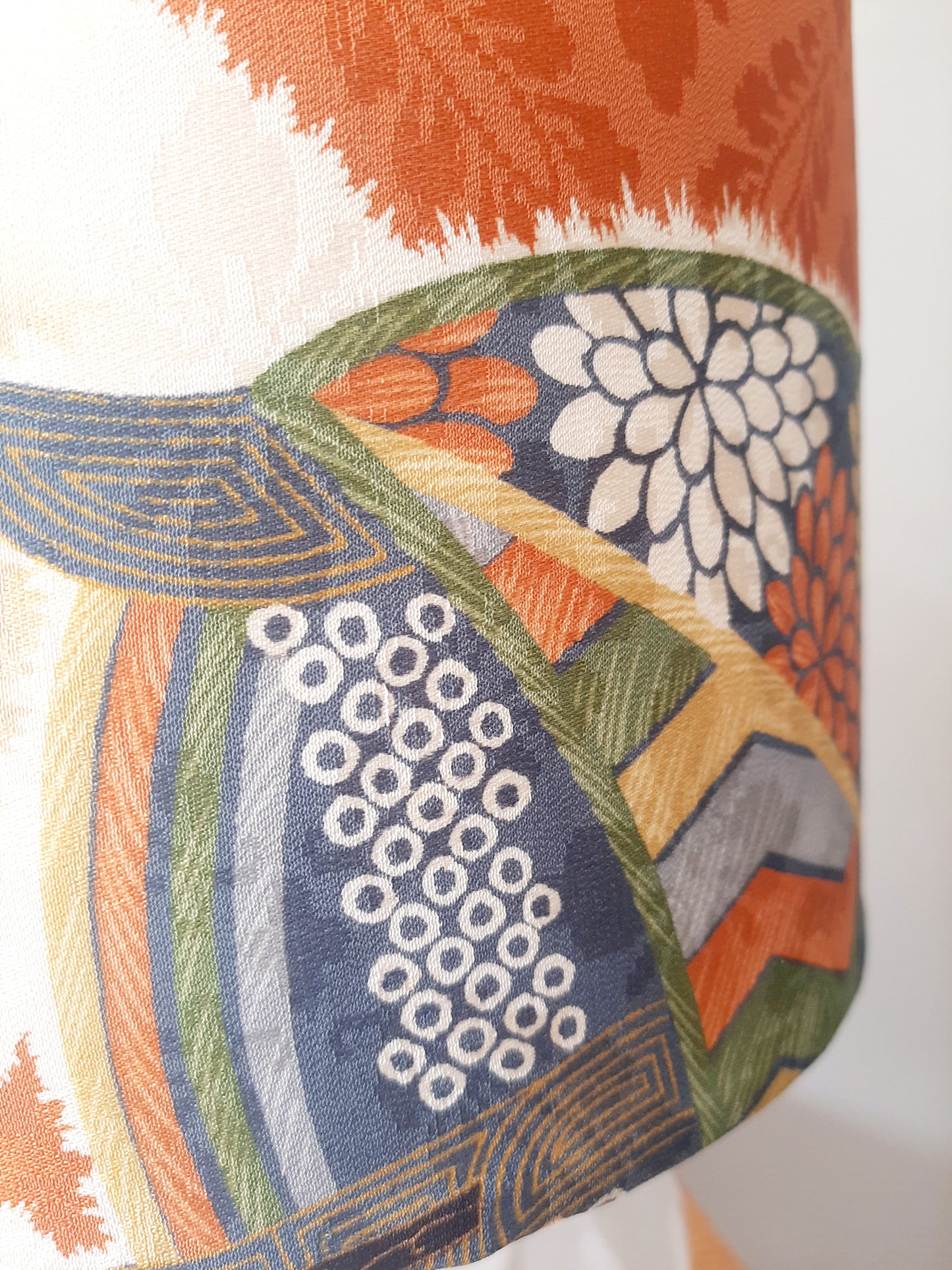 Vintage kimono silk Lampshade (S)