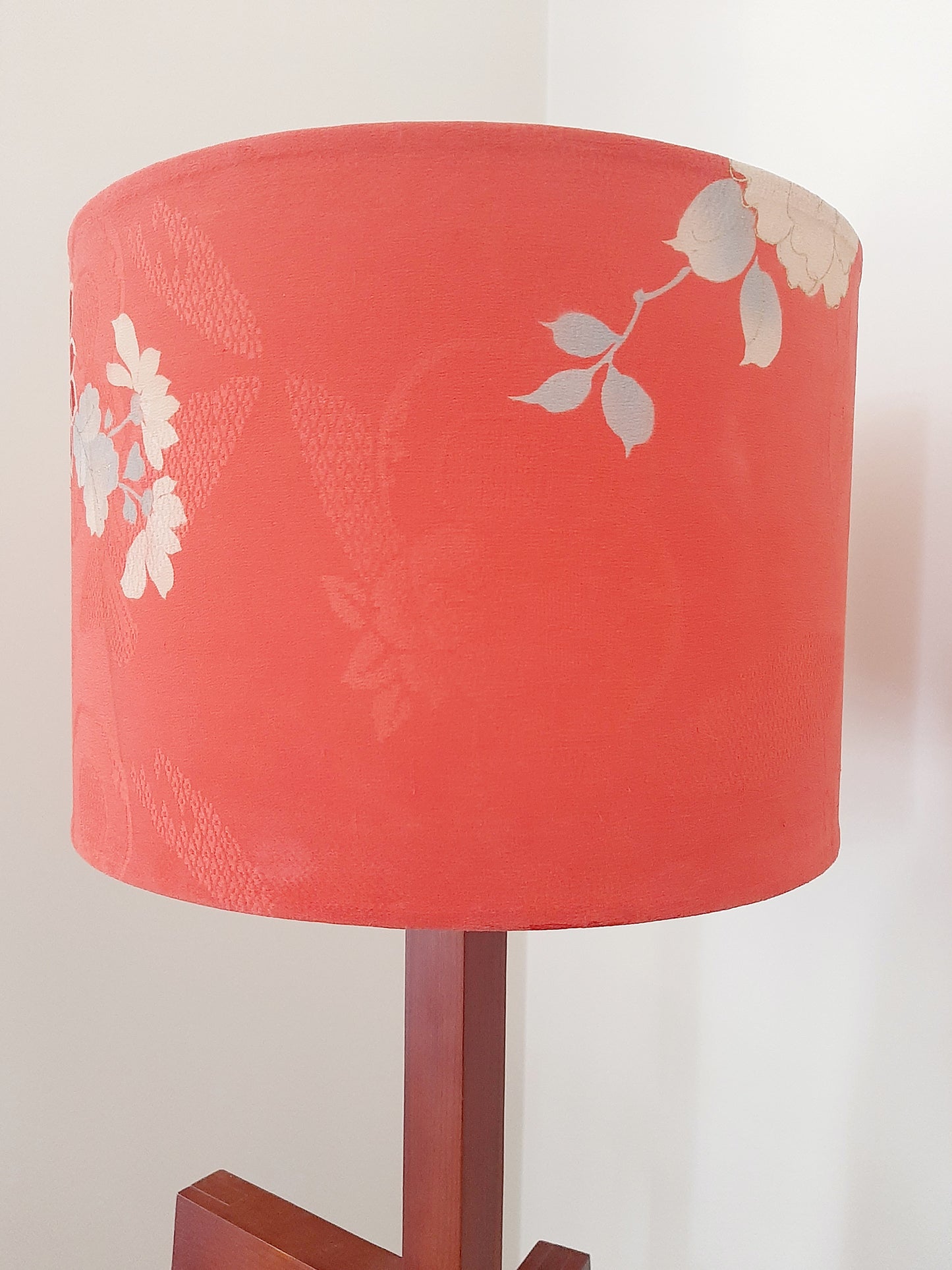 Vintage kimono silk Lampshade (L)