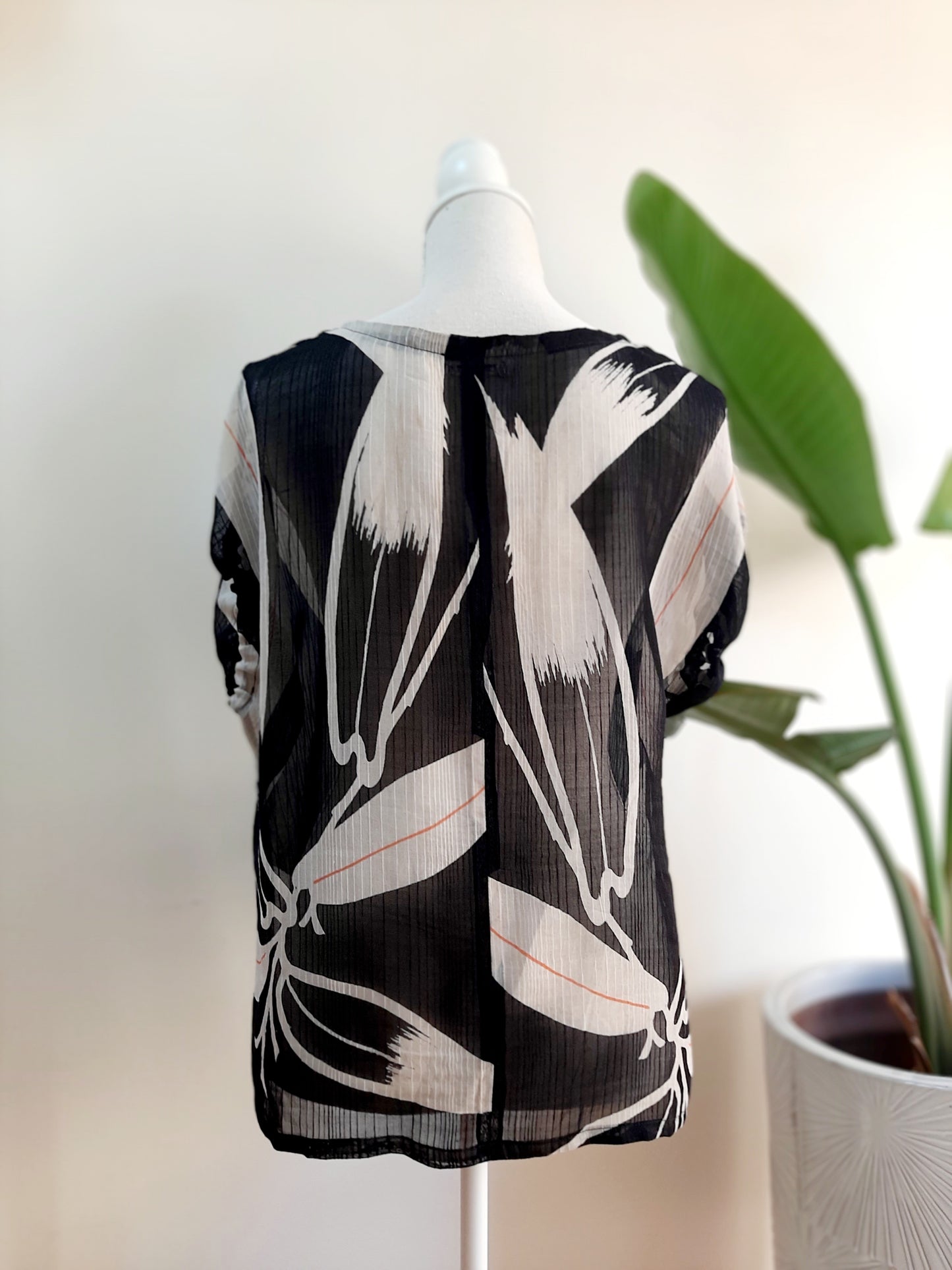 Vintage Summer Kimono Silk top