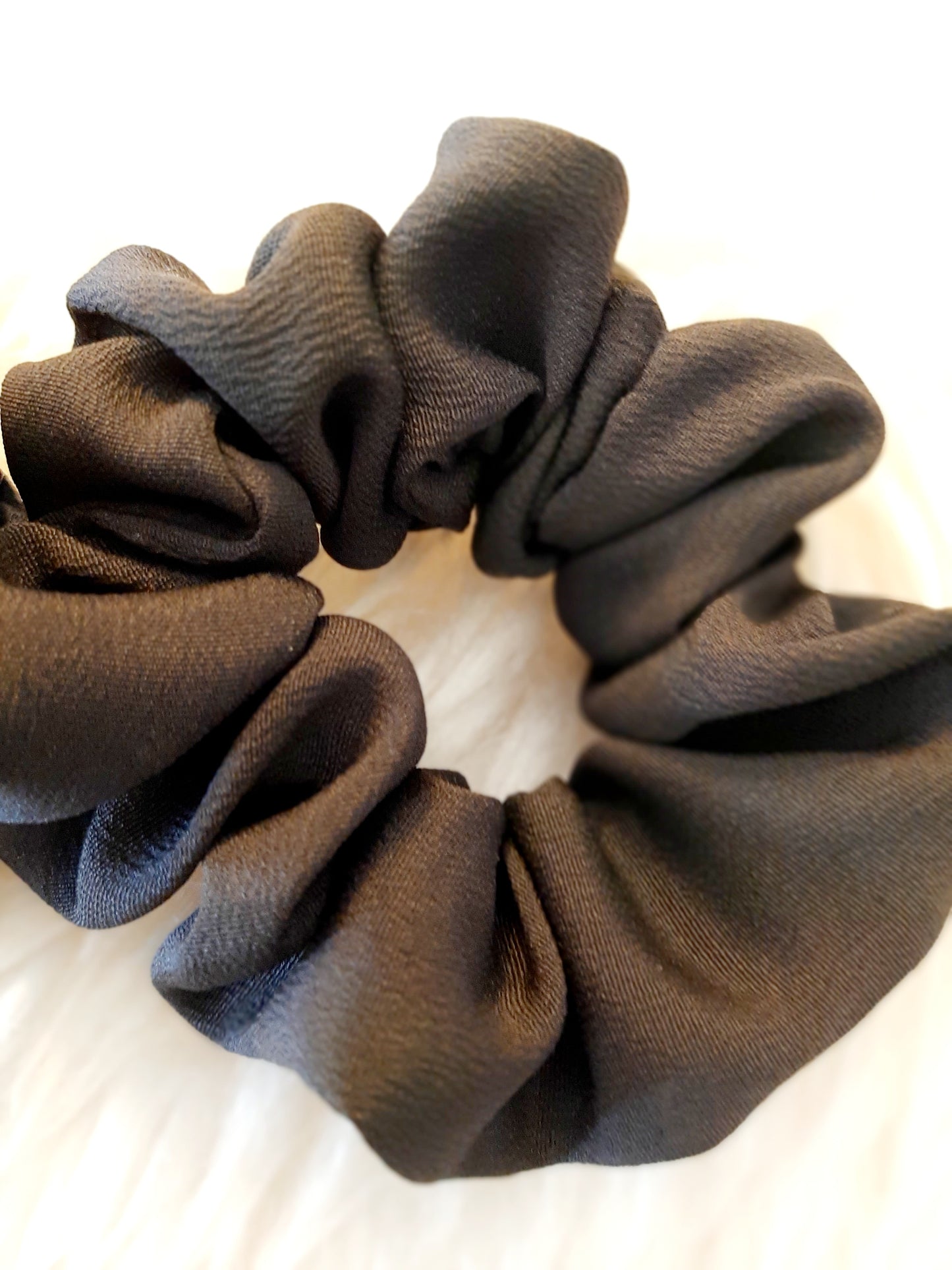 Vintage kimono silk scrunchies