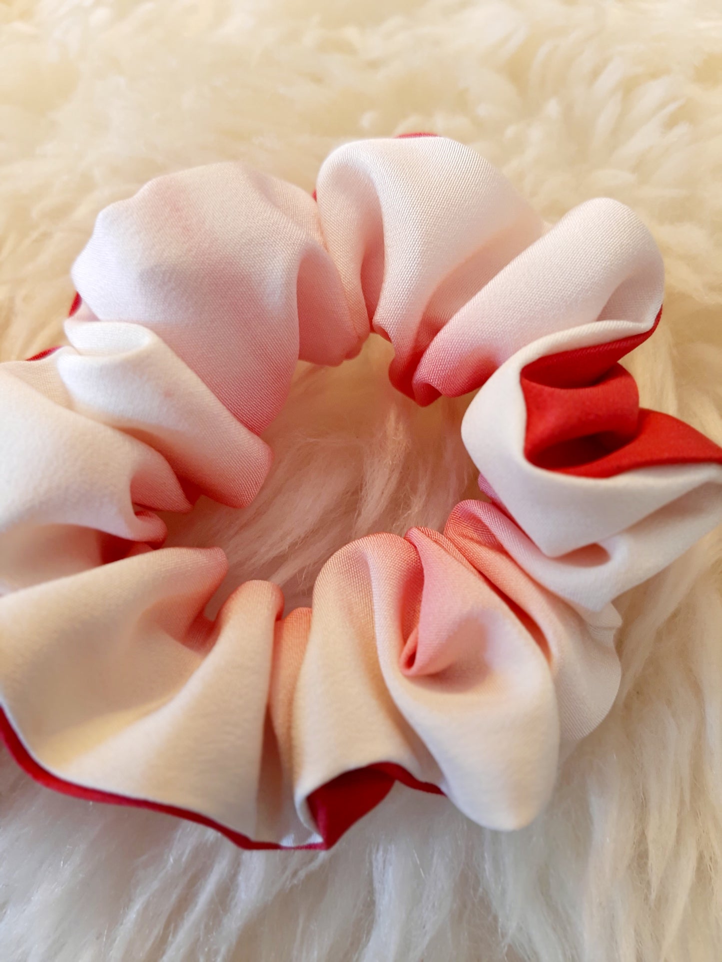 Vintage kimono silk scrunchies