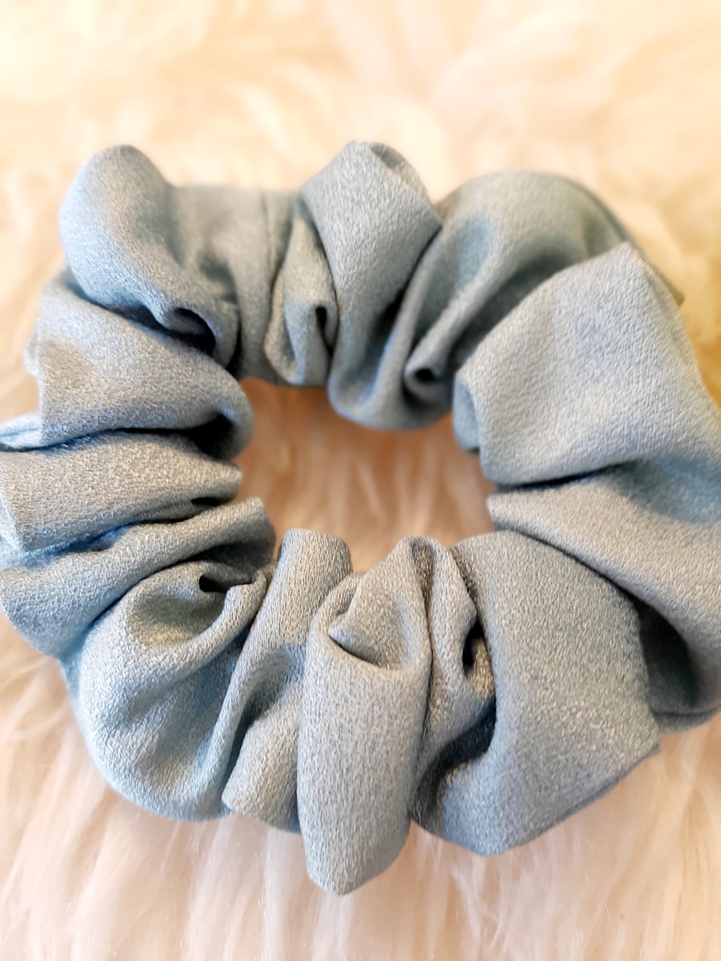 Vintage kimono silk scrunchies