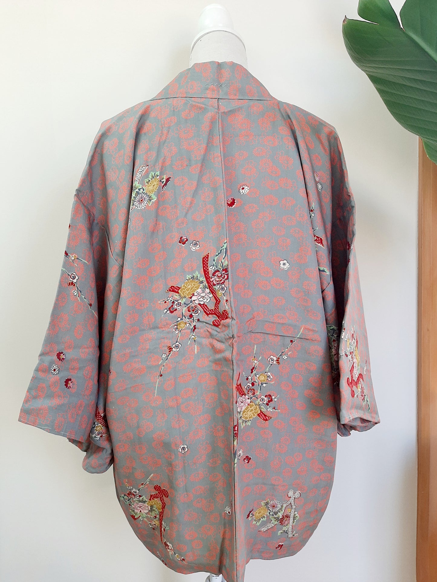 Japanese Vintage Silk Haori, Kimono jacket