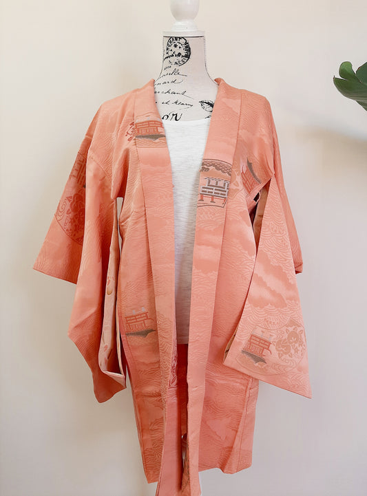 Japanese Vintage Silk Haori, Kimono jacket