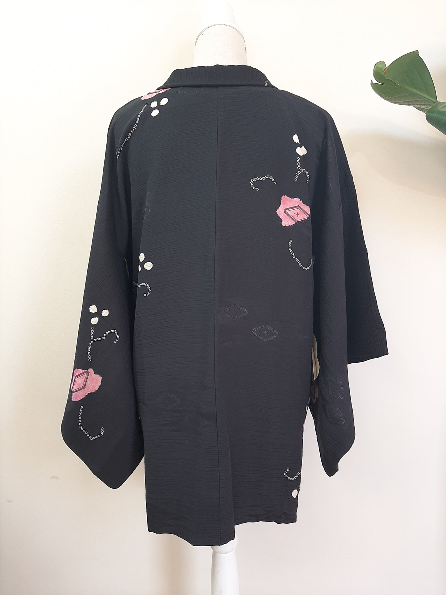 Japanese Vintage Silk Haori, Kimono jacket