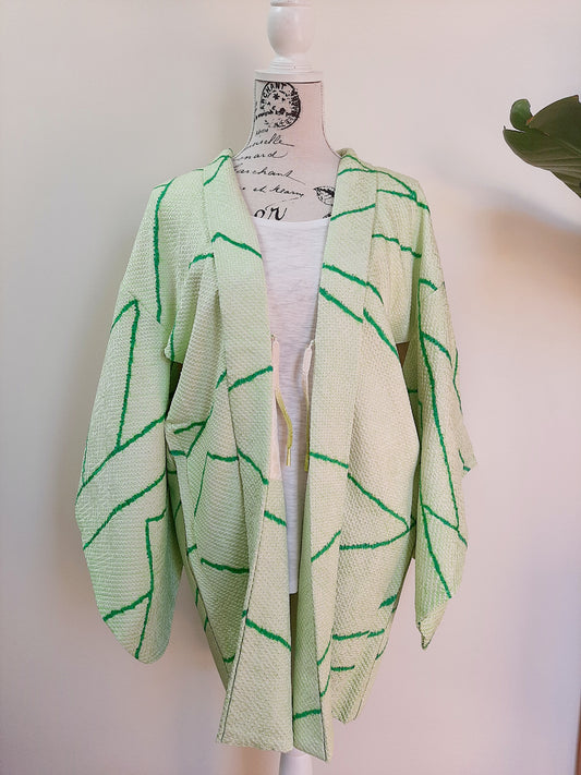 Japanese Vintage Silk Haori, Kimono jacket