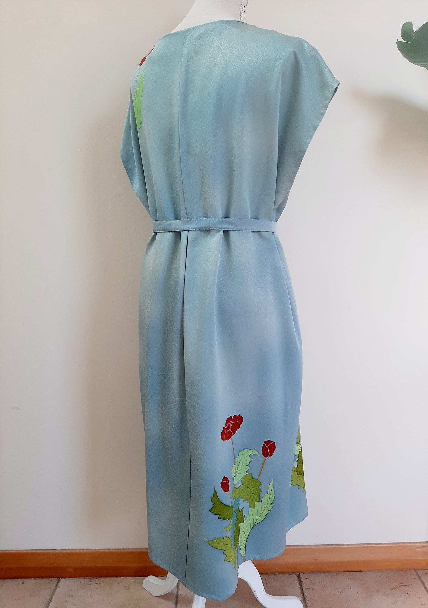 Vintage kimono silk dress