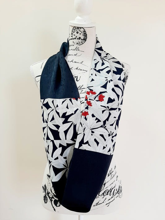 Vintage kimono silk snood