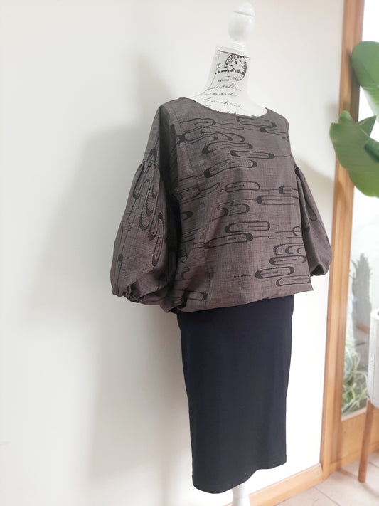 Vintage kimono Silk top