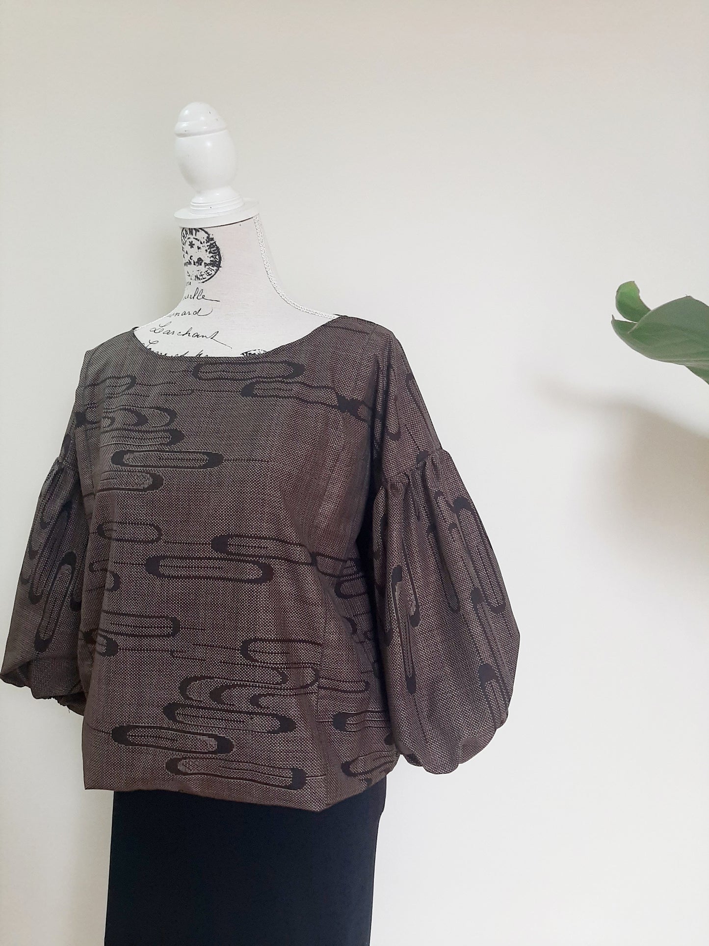 Vintage kimono Silk top