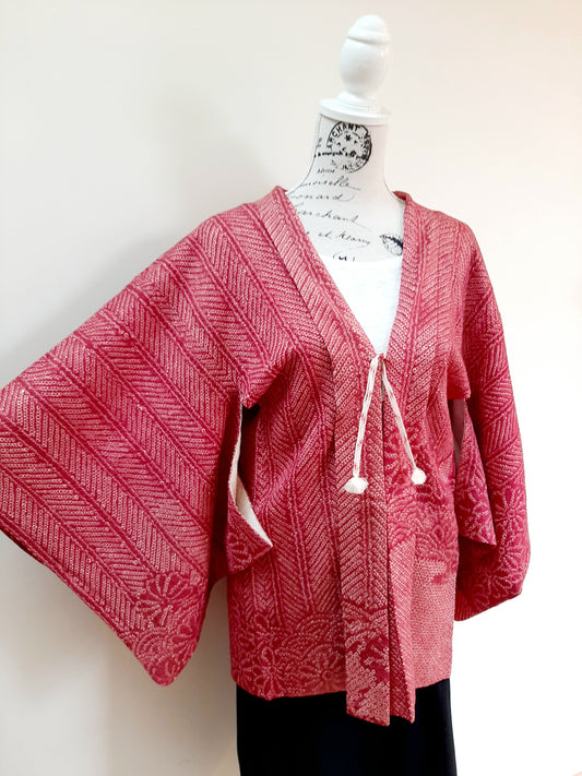 Japanese Vintage Silk Haori, Kimono jacket