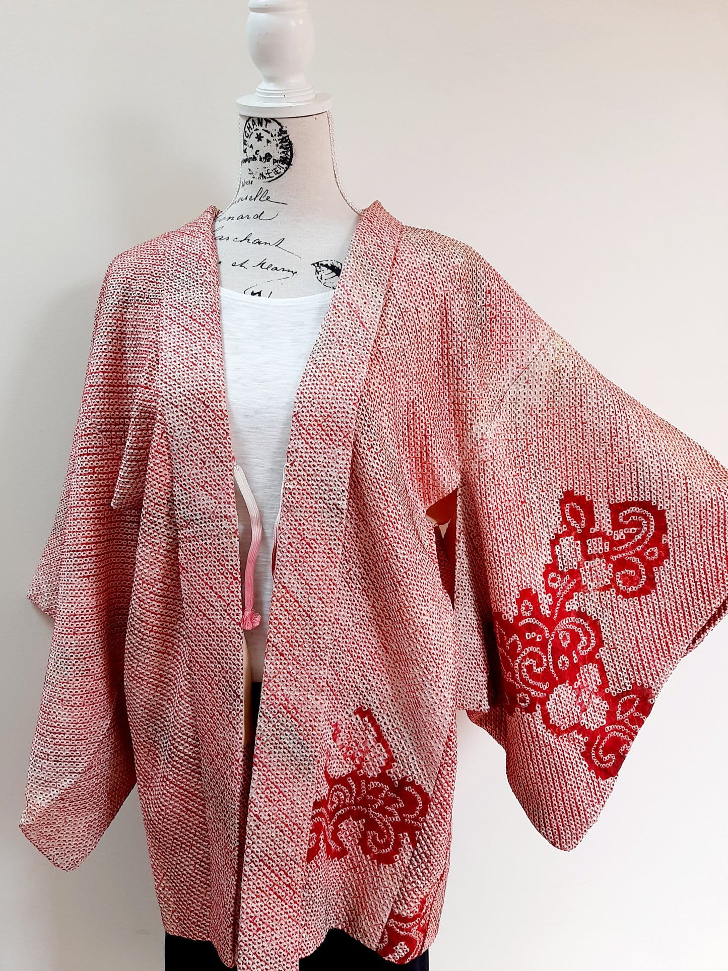 Japanese Vintage Silk Haori, Kimono jacket