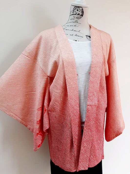 Japanese Vintage Silk Haori, Kimono jacket