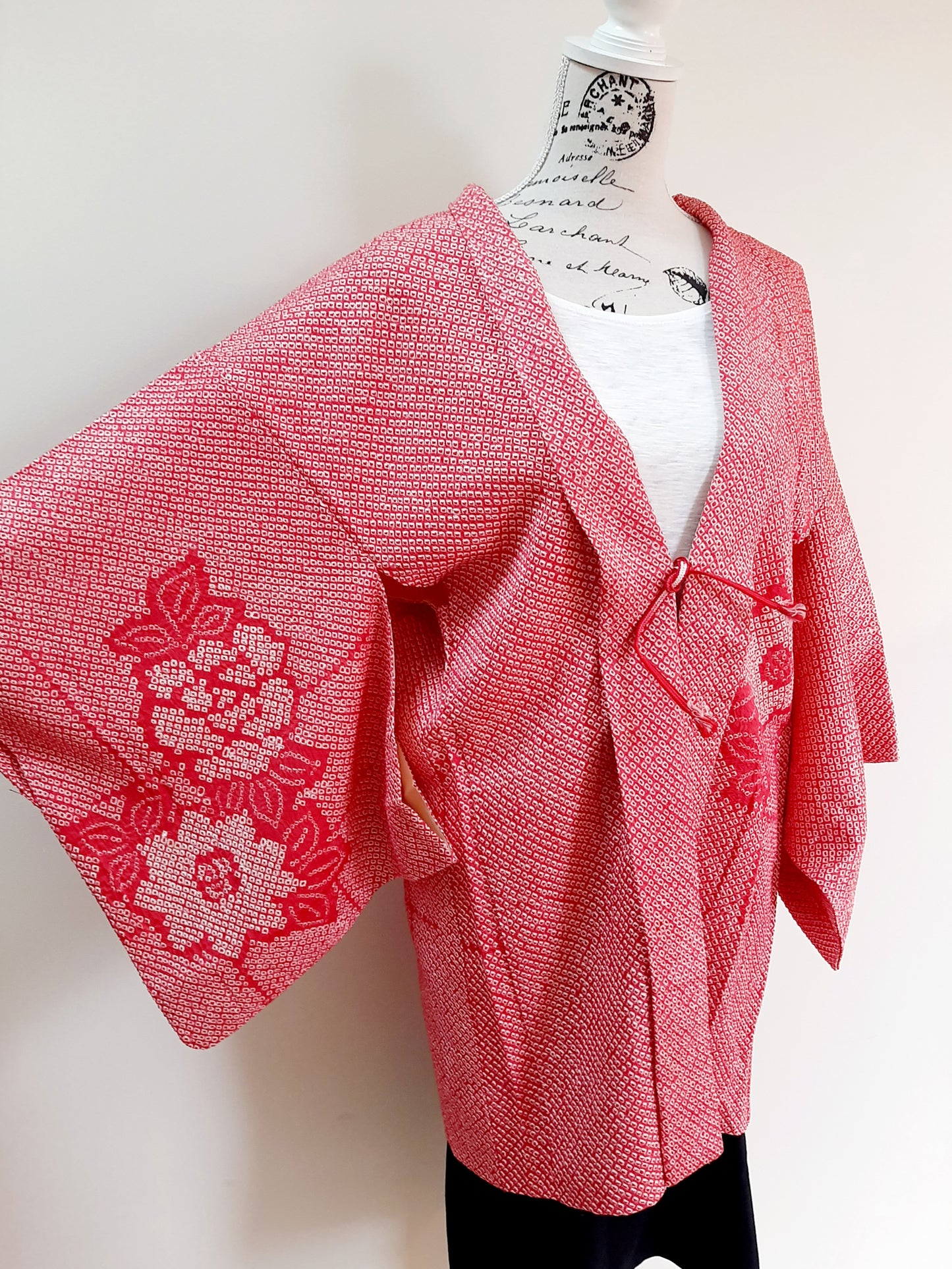 Japanese Vintage Silk Haori, Kimono jacket