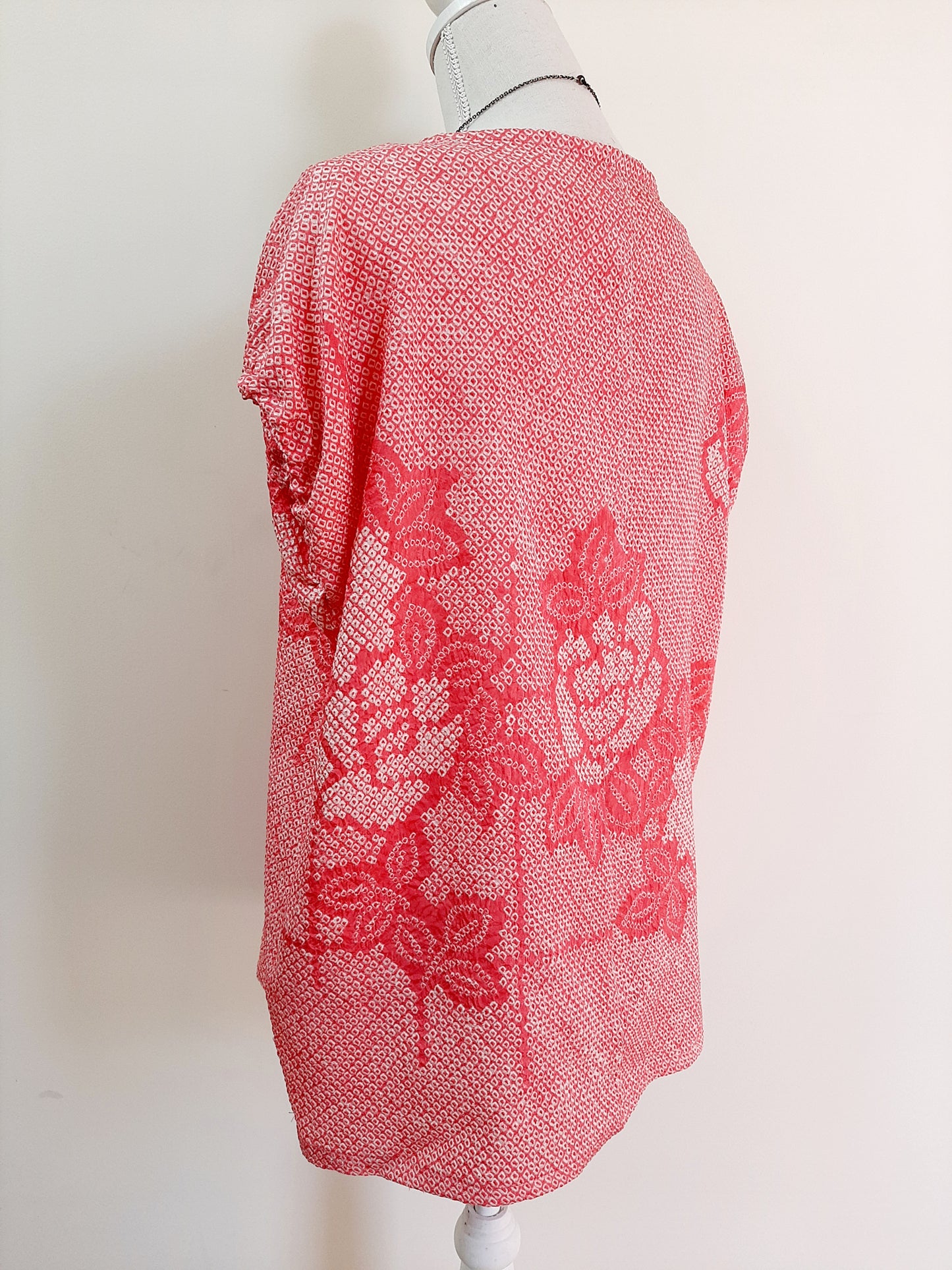 Vintage kimono Shibori silk top