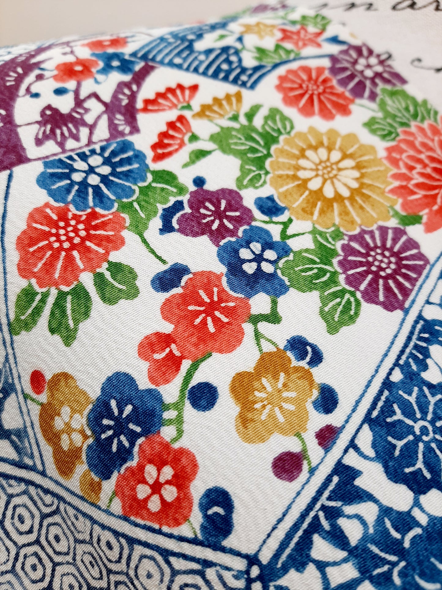 Vintage kimono silk top