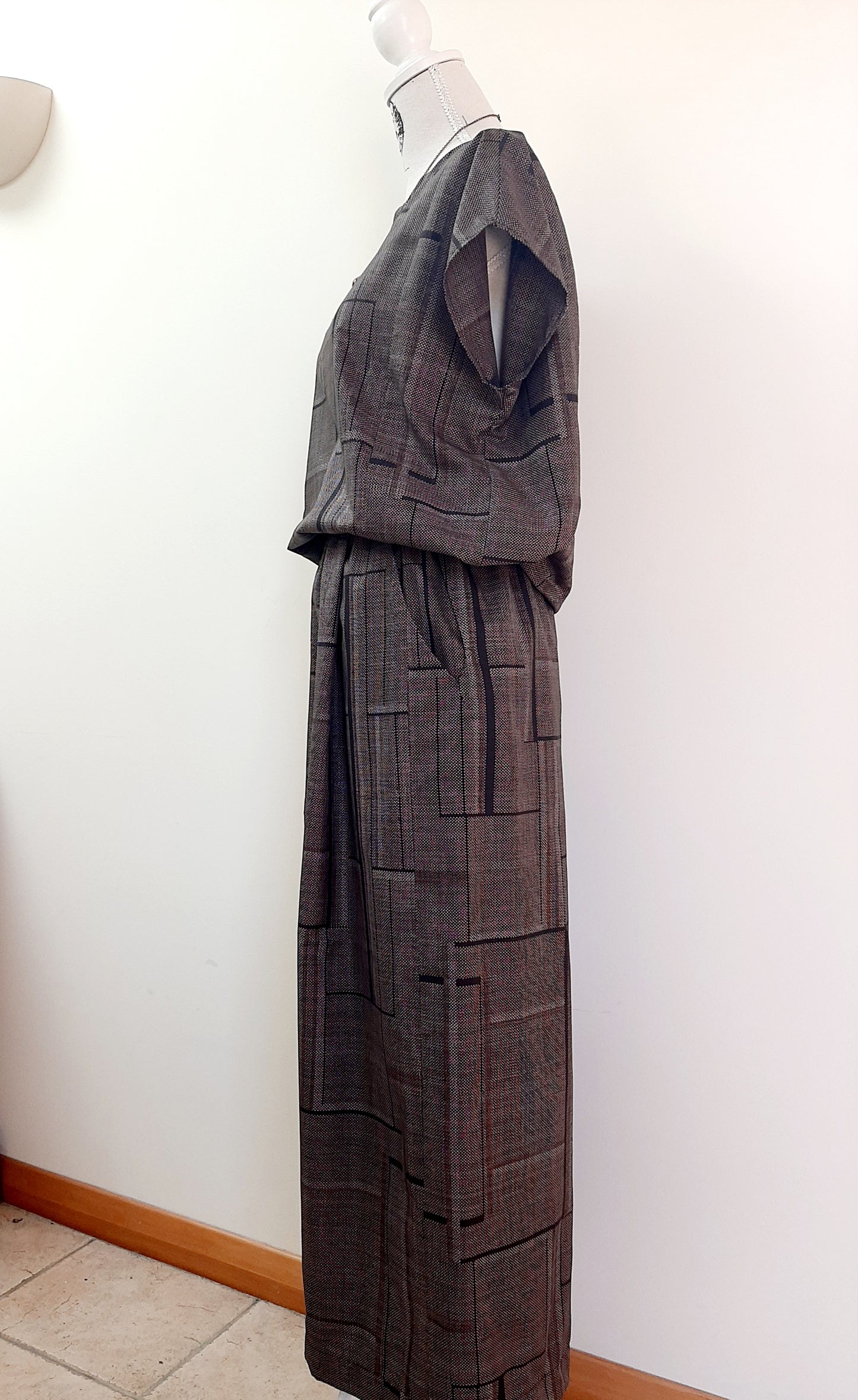 Vintage Kimono Wide Pants