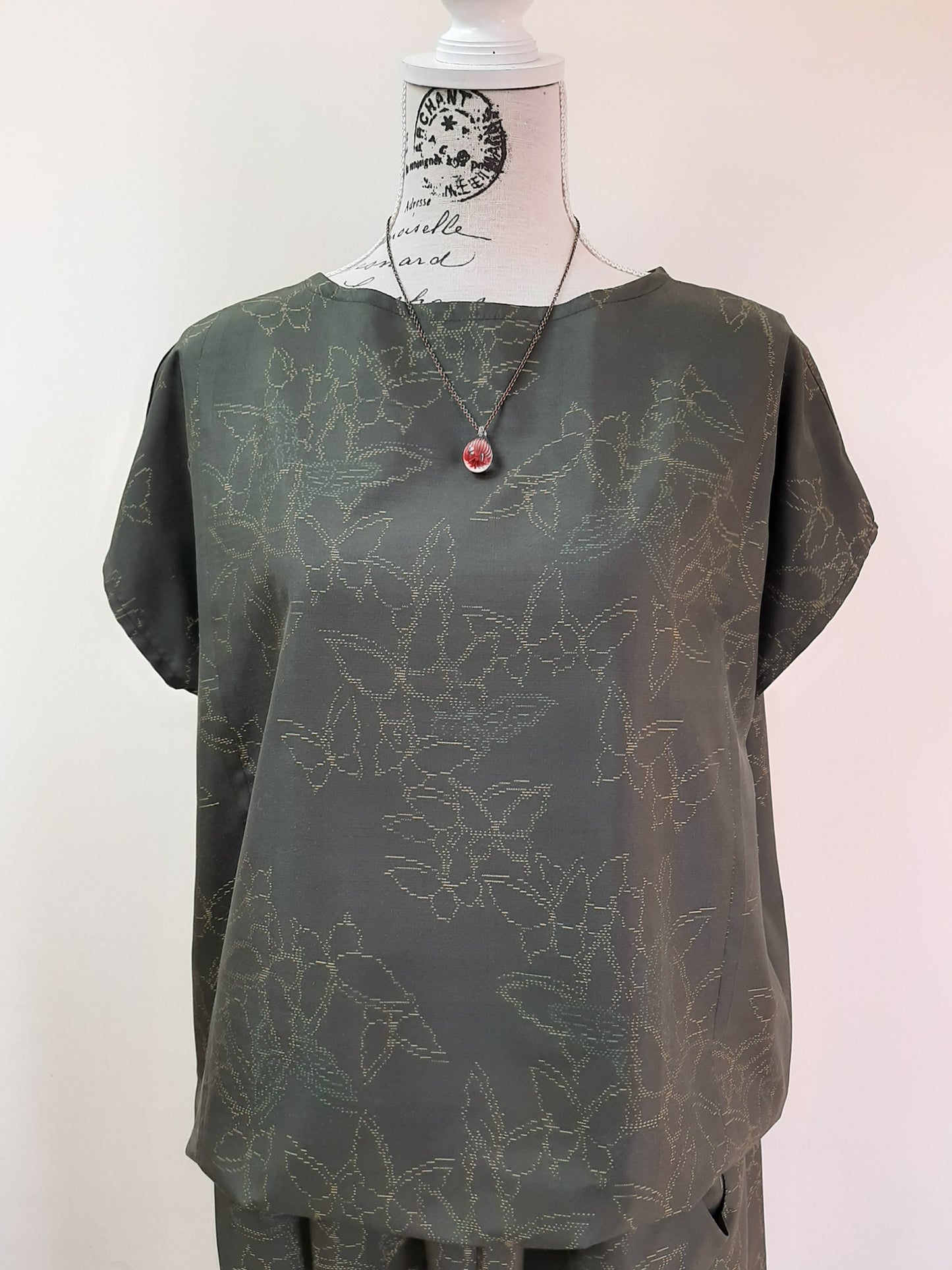 Vintage Kimono silk Top