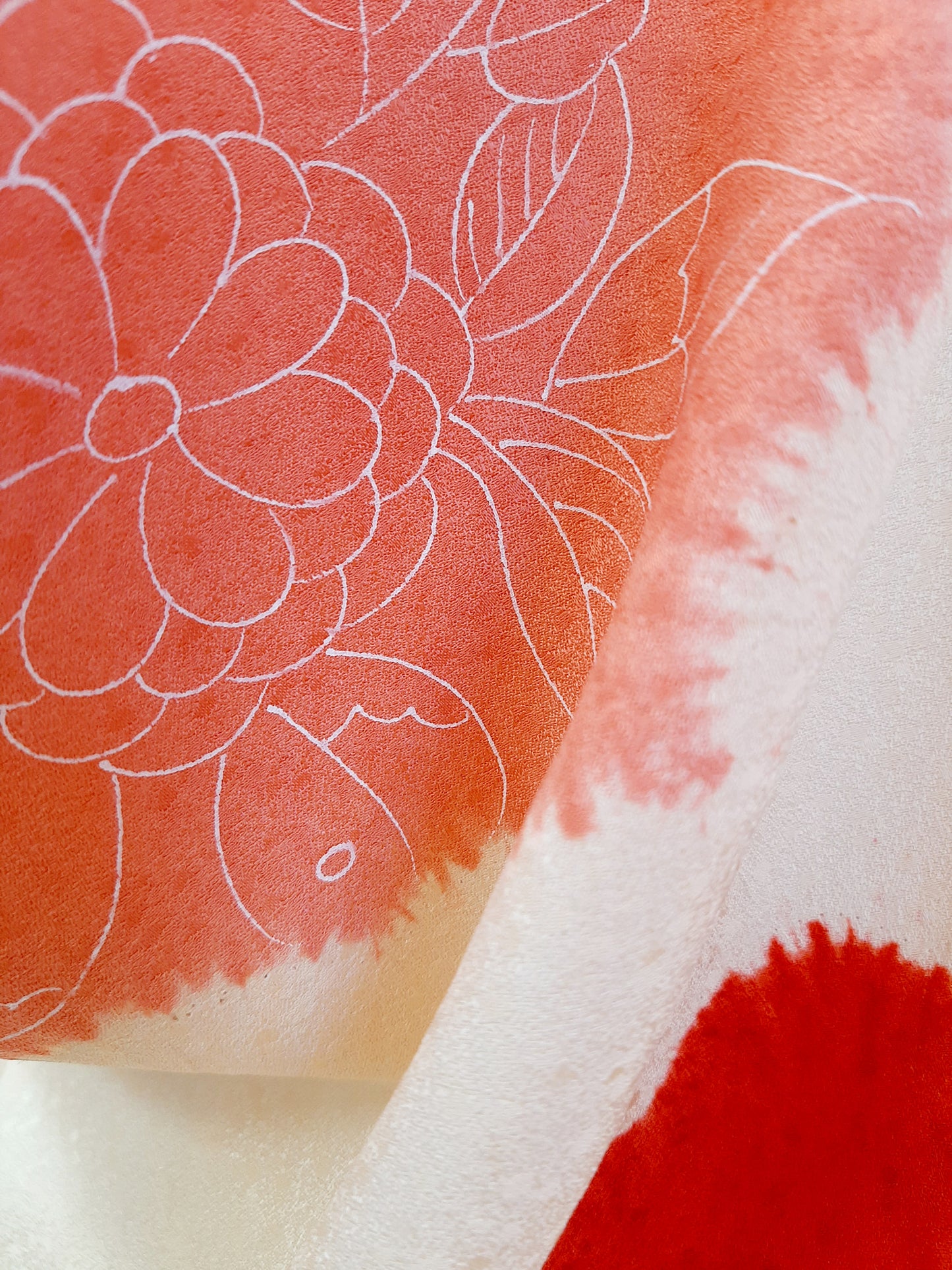 Vintage kimono silk top