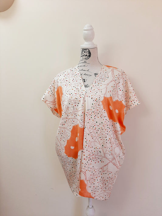 Vintage kimono silk top