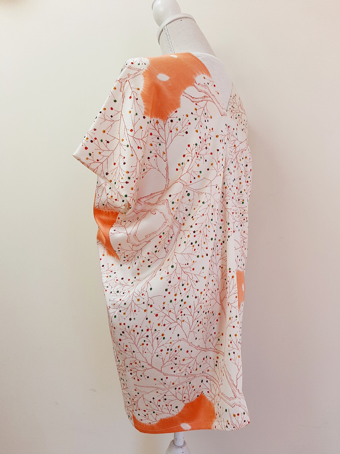 Vintage kimono silk top
