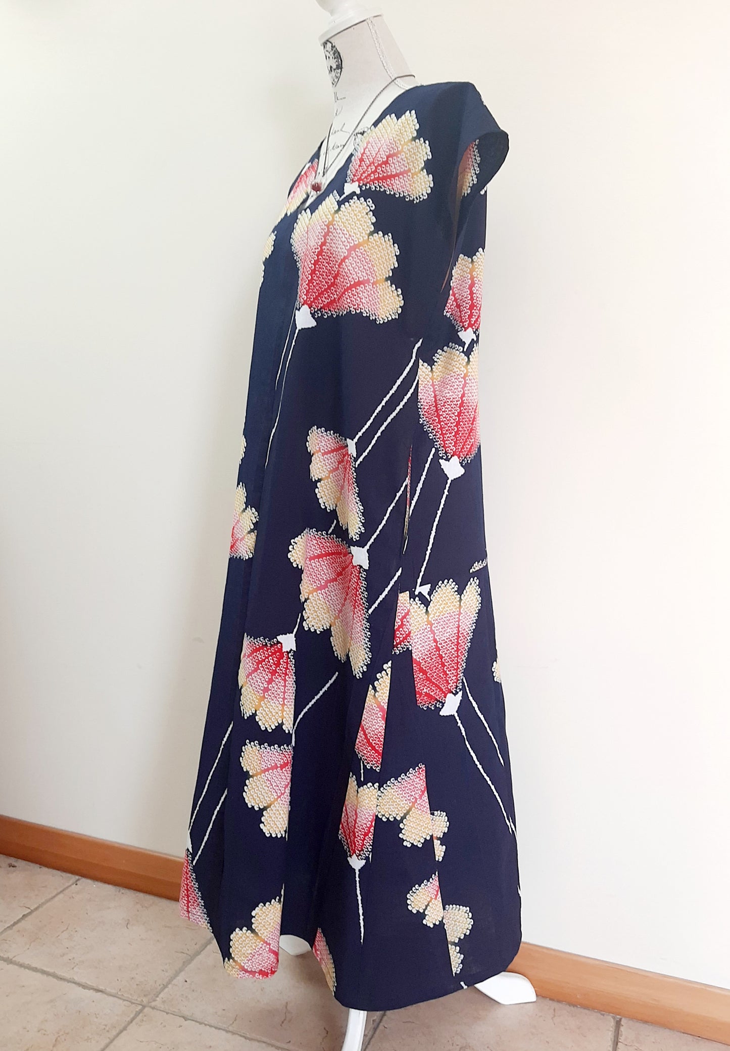 Vintage kimono cotton dress