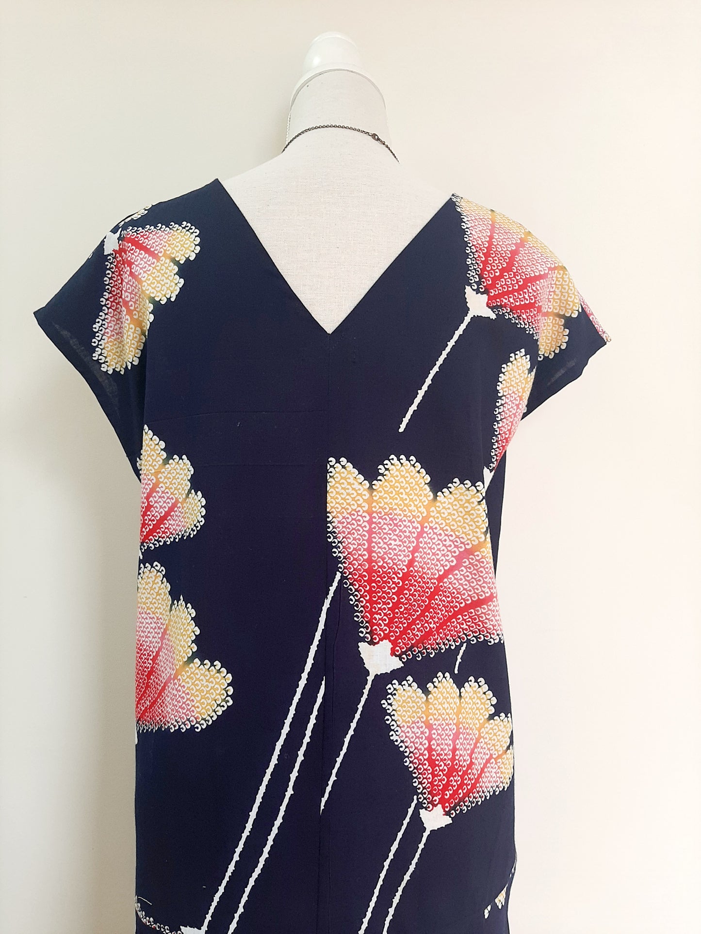 Vintage kimono cotton dress