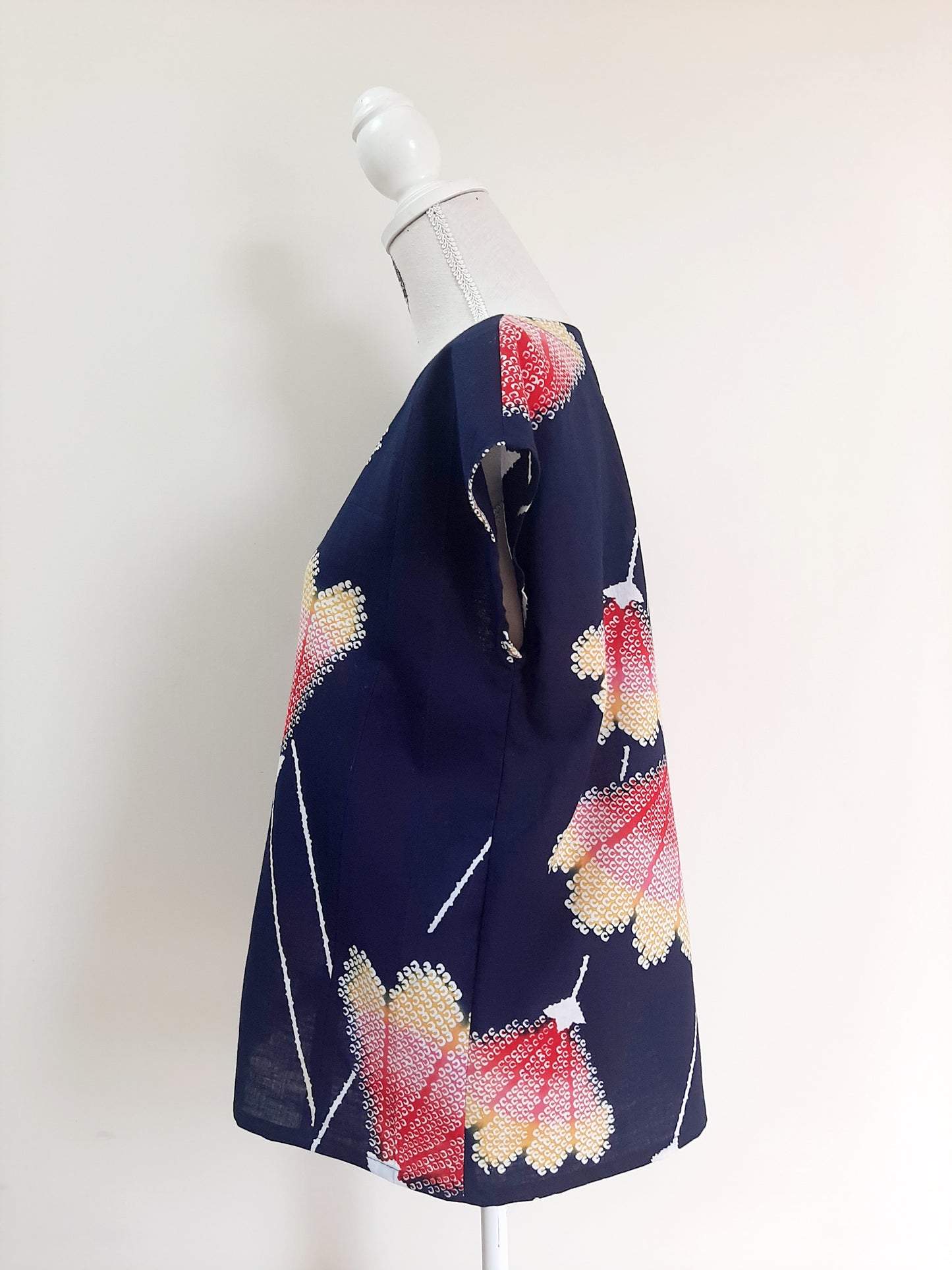 Vintage kimono Cotton top