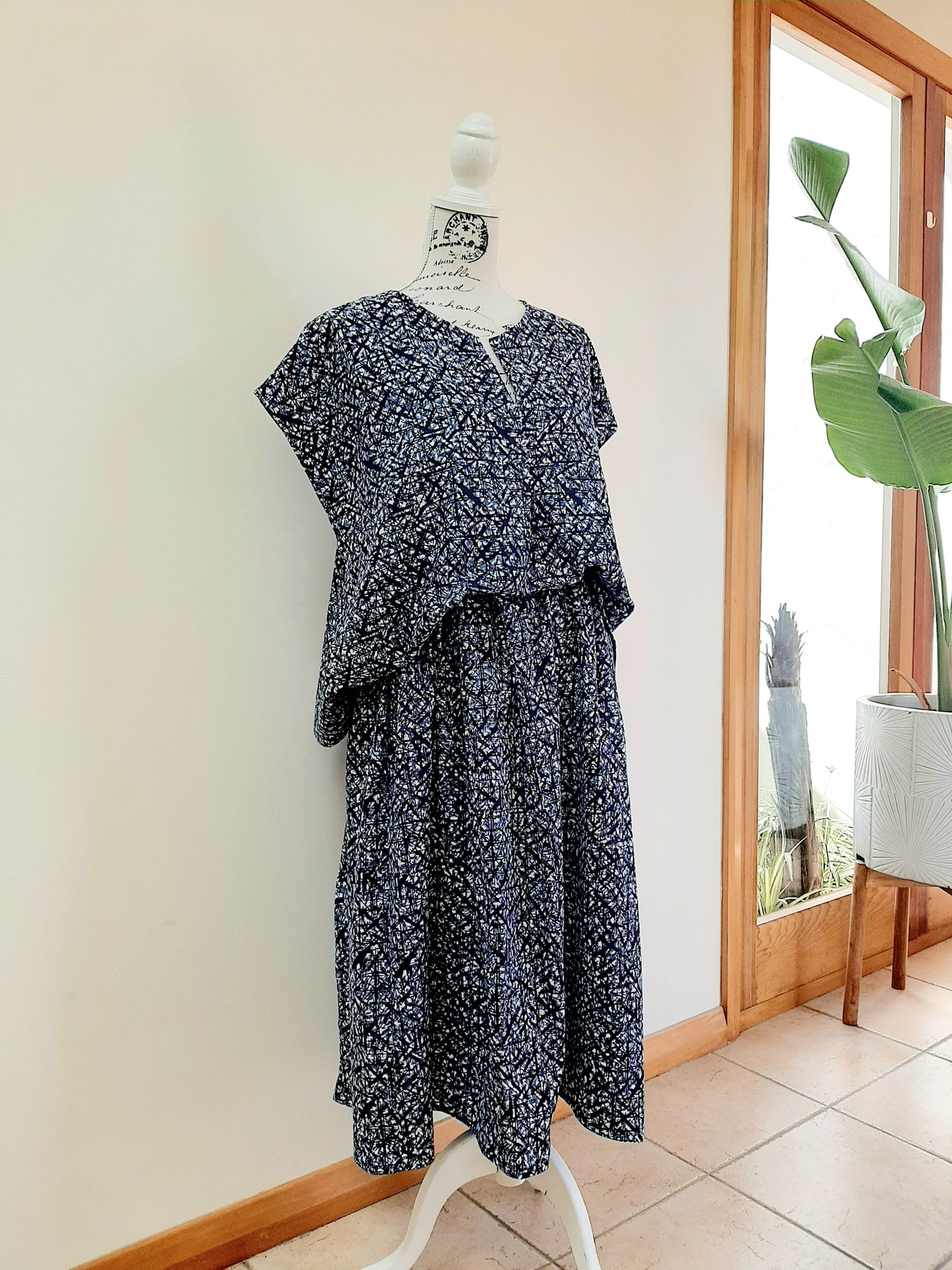 Vintage kimono cotton skirt