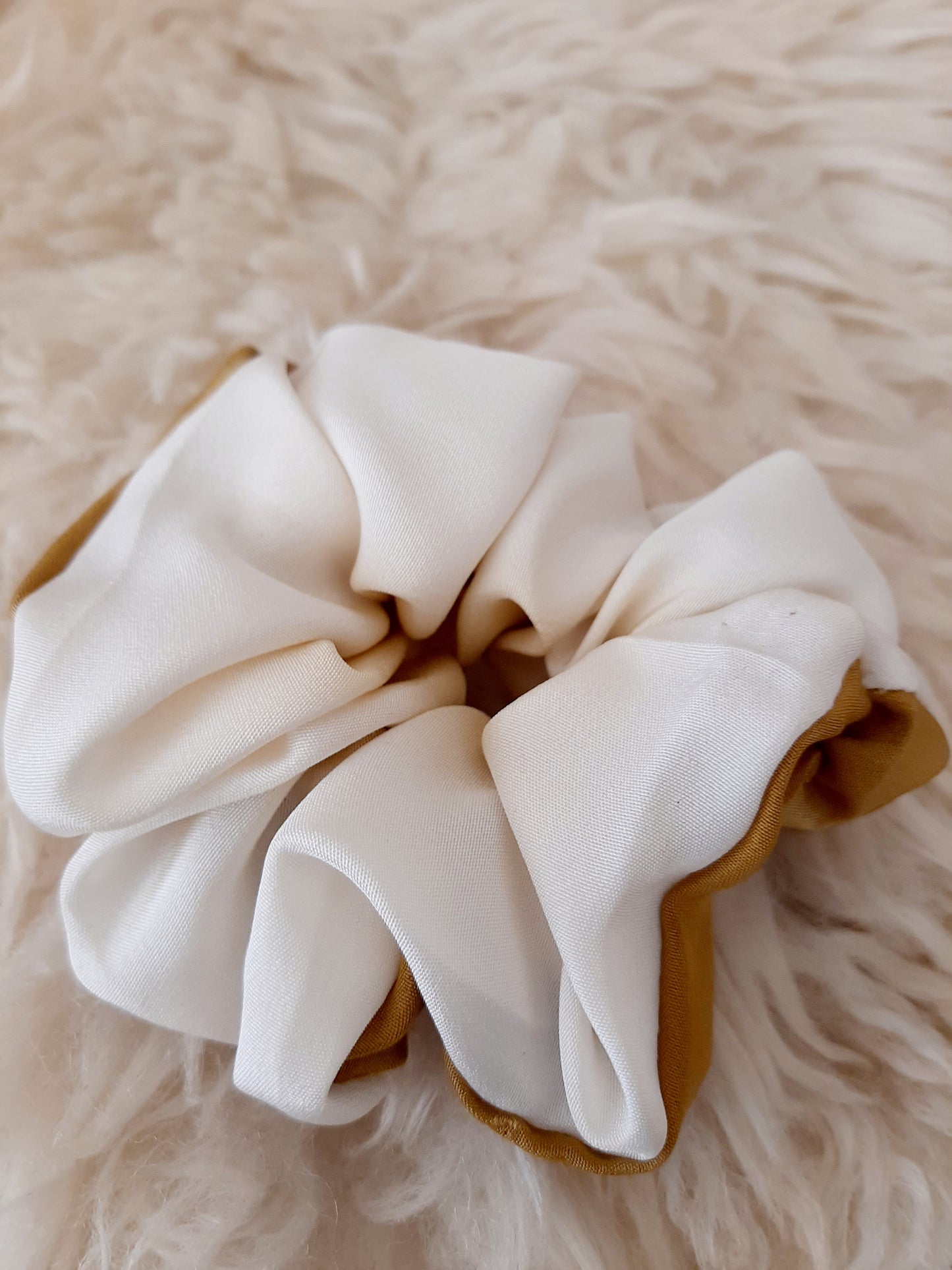 Vintage kimono silk scrunchies