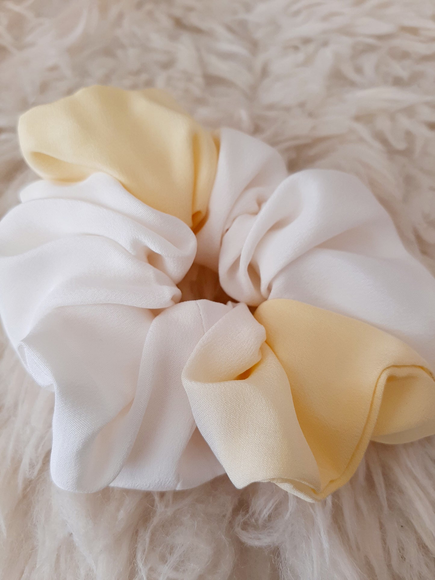 Vintage kimono silk scrunchies