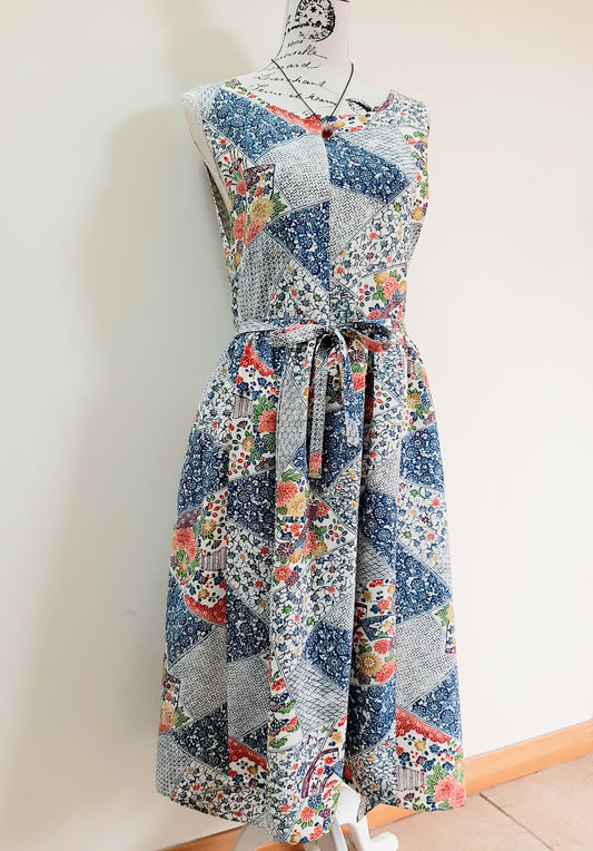 Vintage kimono silk dress