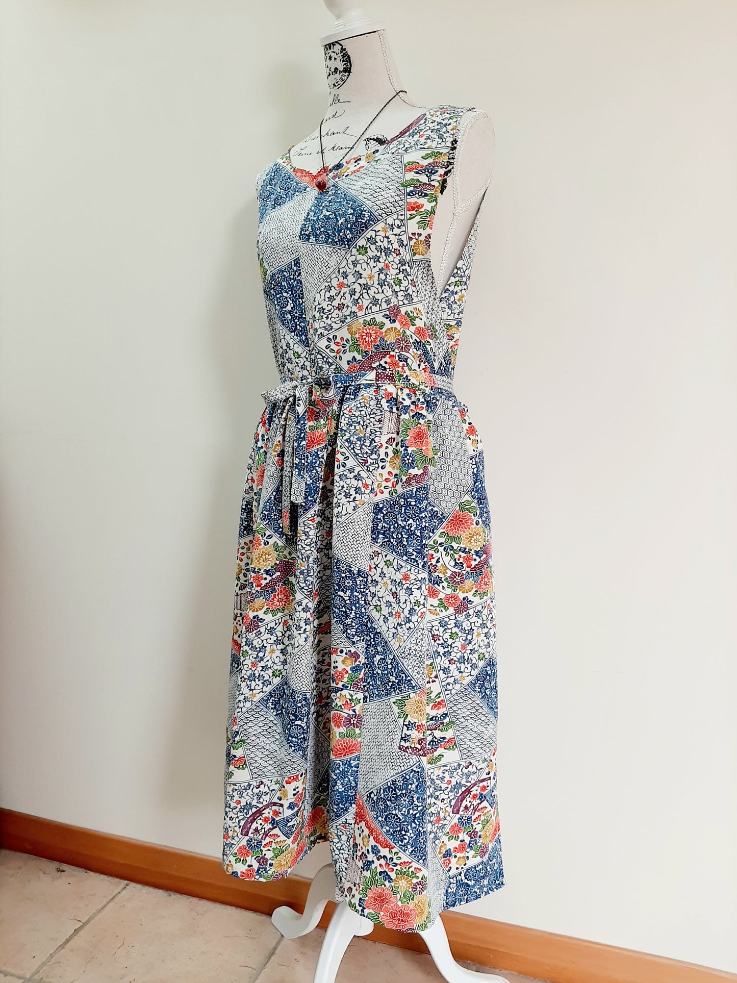 Vintage kimono silk dress