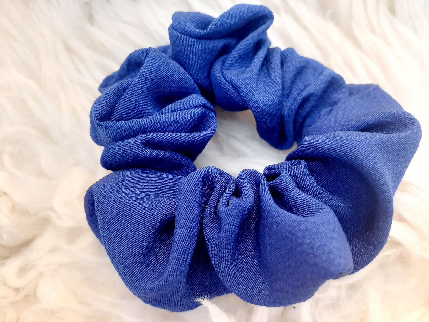 Vintage kimono silk scrunchies