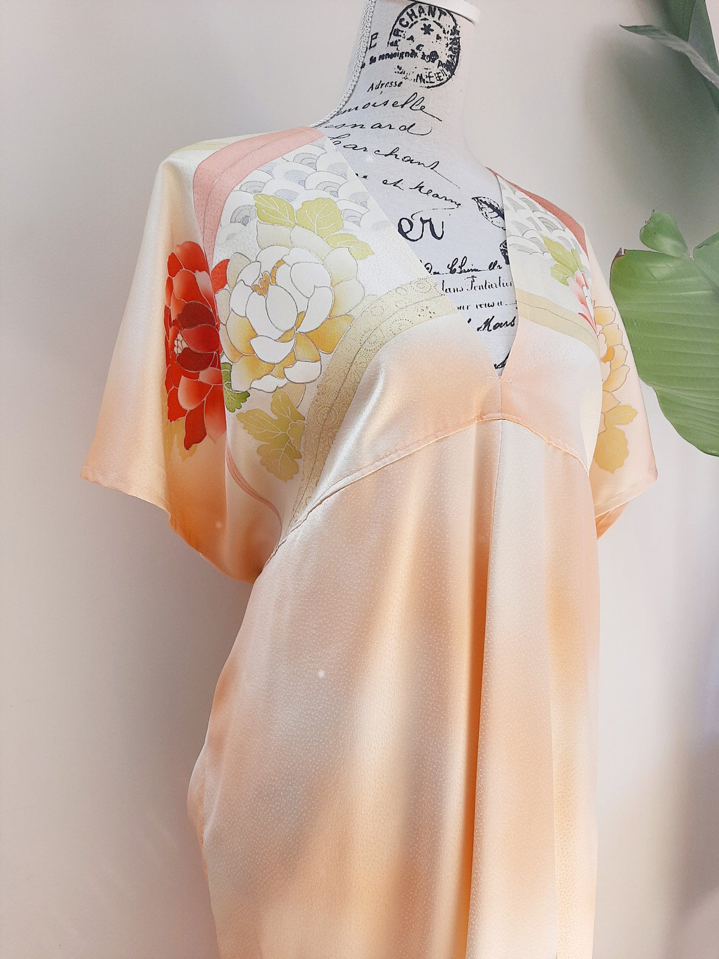 Vintage Kimomo Silk Dress