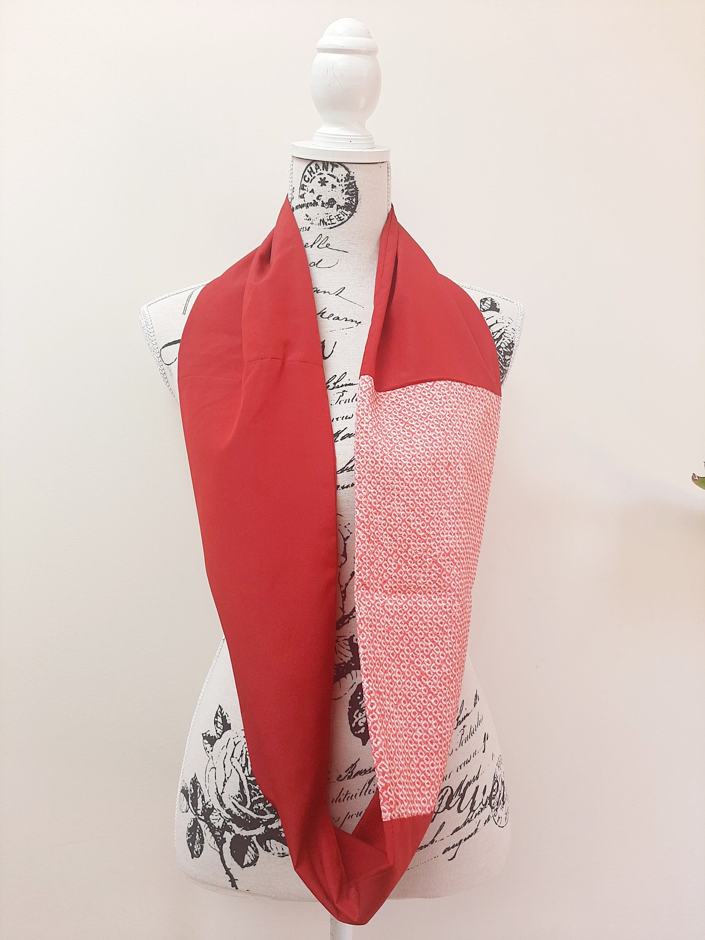 Vintage kimono silk snood