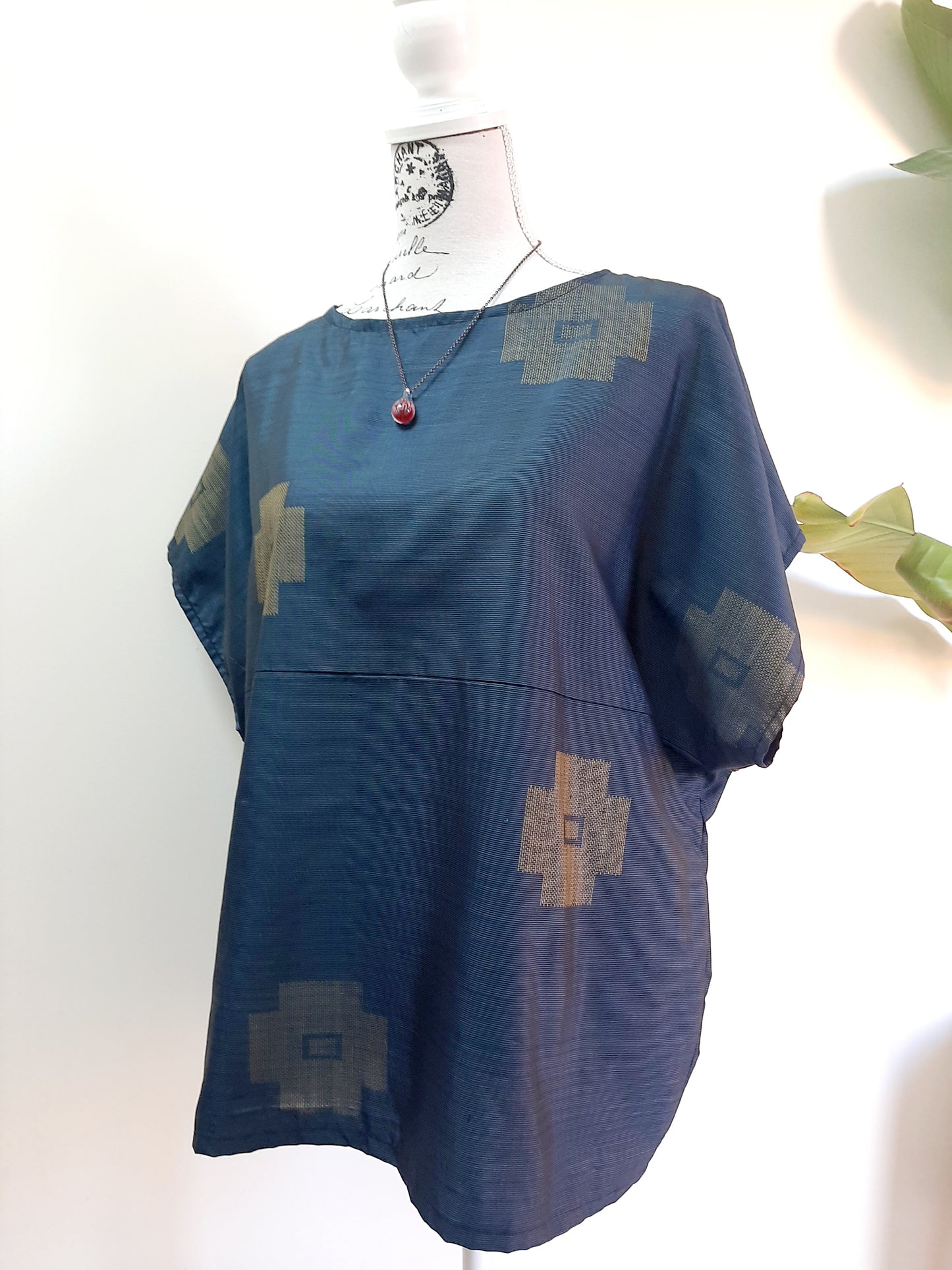 Vintage kimono silk dress