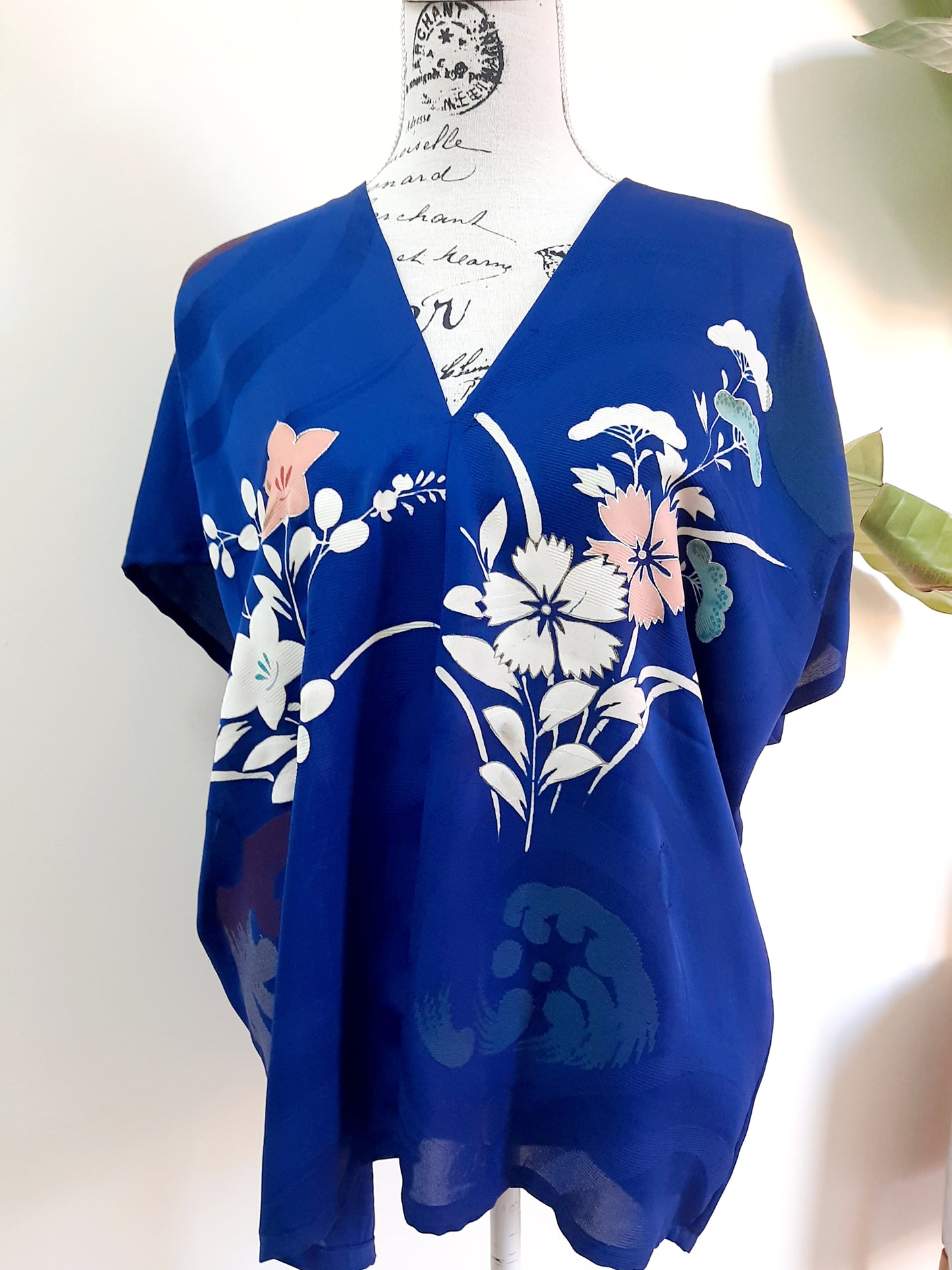 Vintage kimono silk dress