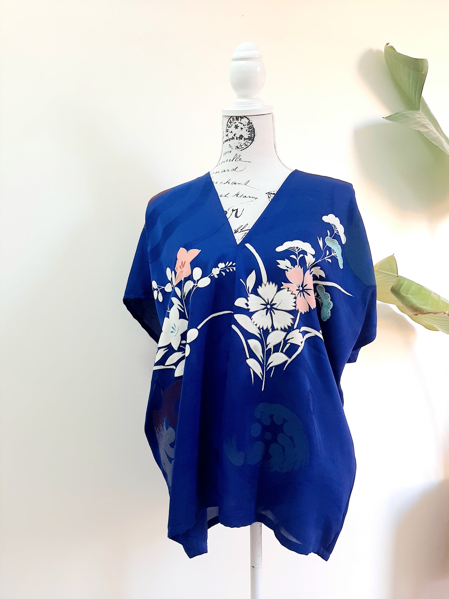 Vintage kimono silk dress