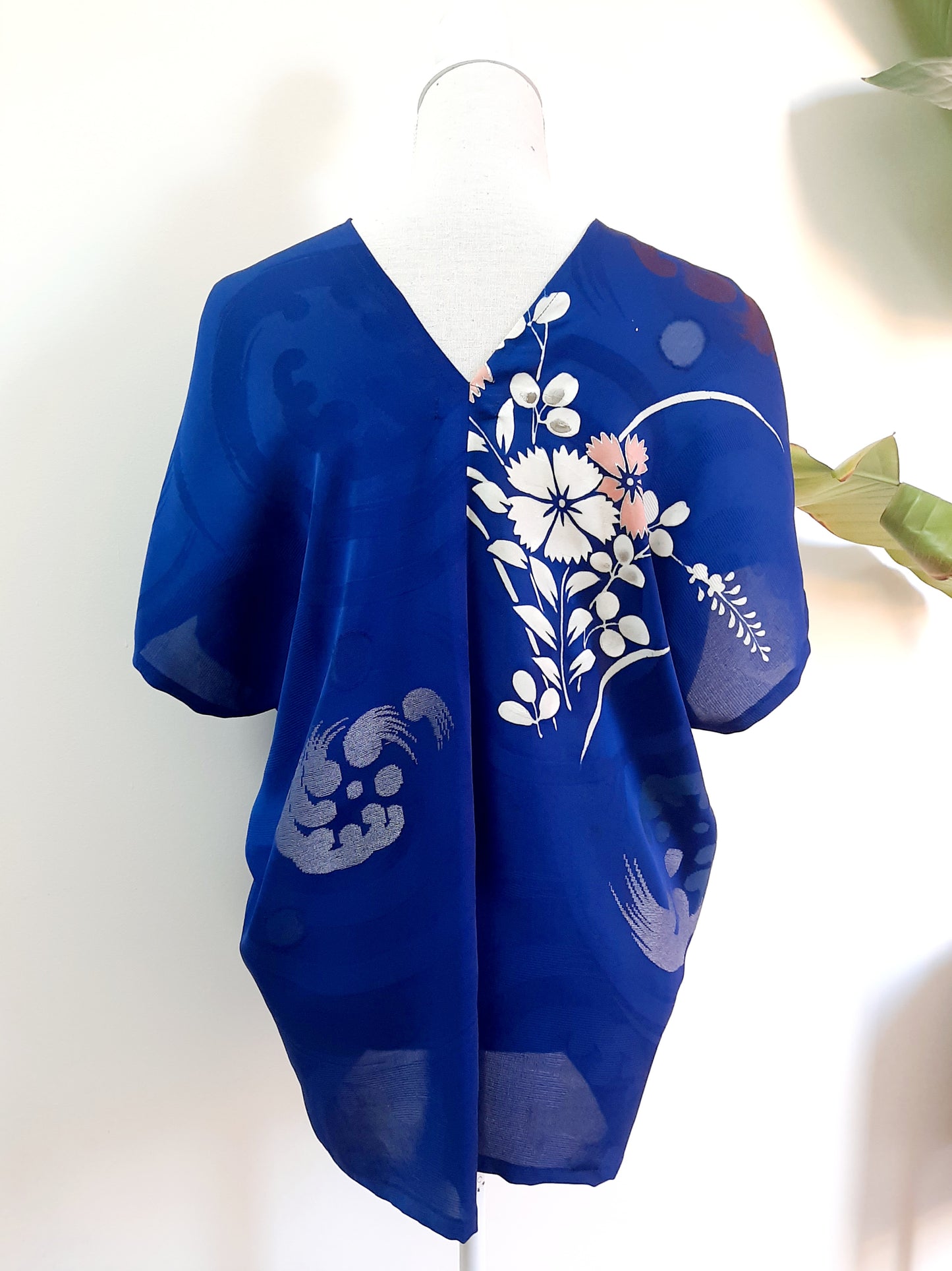 Vintage kimono silk dress