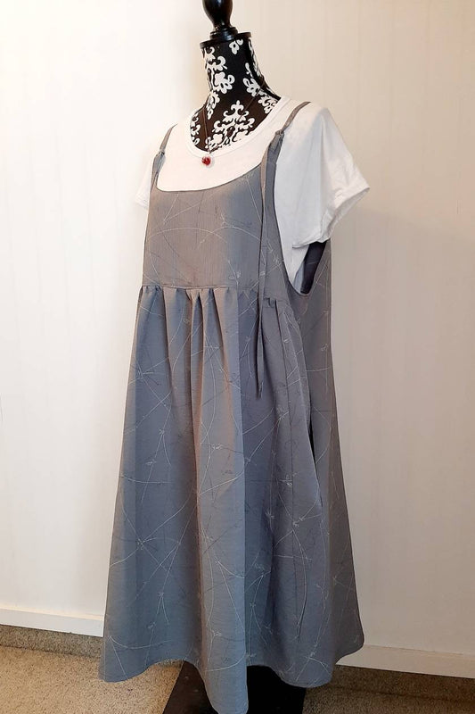 Vintage kimono silk camisole dress